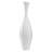  Bouchet 26" Tall Handmade Whimsical Gourd White Floor Vase-1831579505