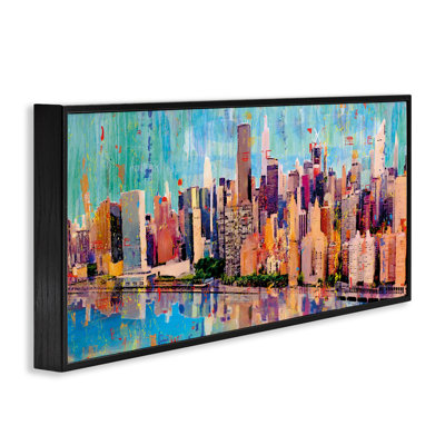 Roosevelt Island Reflection Framed Giclee, design by Porter Hastings