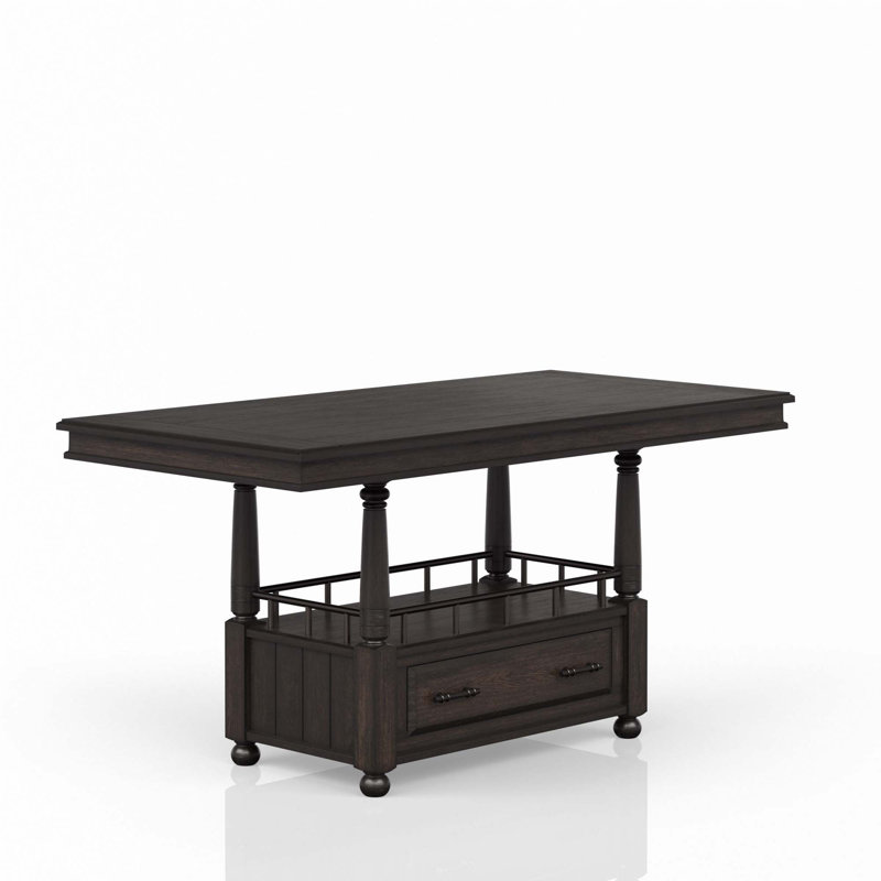 Deep Coffee Counter Height Dining Table(Only Table)