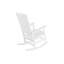 Chaise berçante en plastique Classic avec quincaillerie en acier inoxydable-1438593895