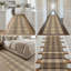 Tapis de couloir d'extérieur personnalisé sur mesure (tapis de couloir 26 pi x 2 pi) - tissage plat à carreaux beige naturel Alto Heritage-2096165367