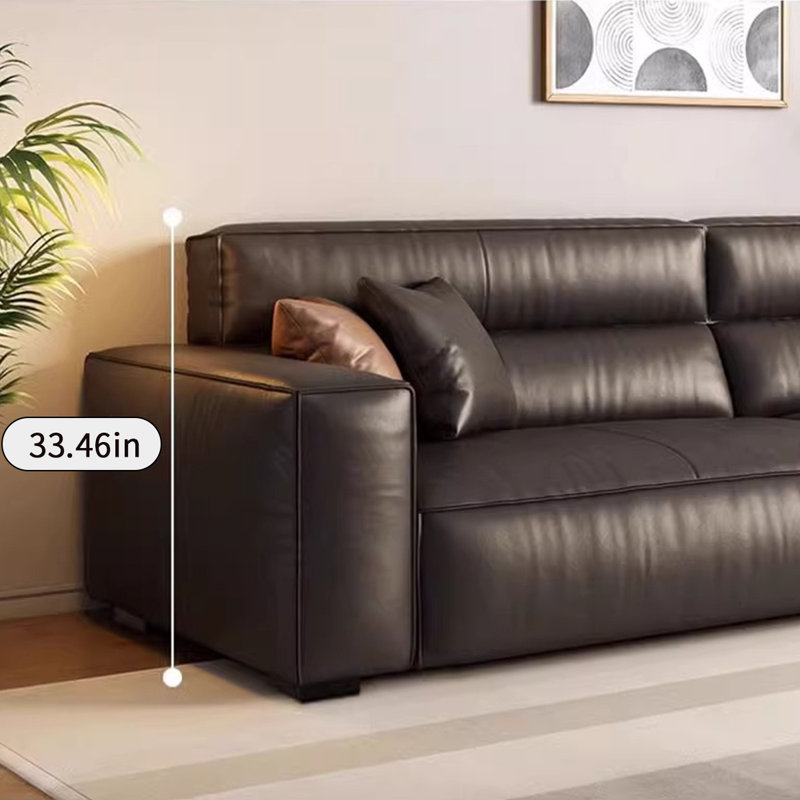 Canapé moderne et décontracté rétro discret, H 33,46 po x l 86,61 po x P 39,37 po