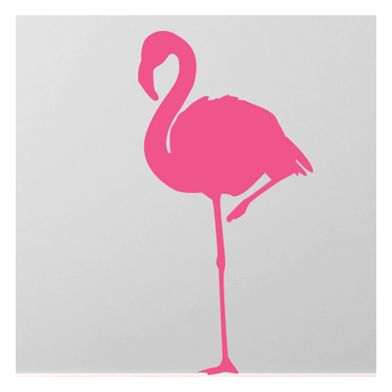 Animals Wall Decal, Pink, Large