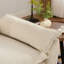 Accoudoir plus large avec 3 sièges (le repose-pieds n'est pas inclus), canapé modulaire moderne, pour la chambre à coucher et un appartement du salon, coussin de siège rembourré à double couche confortable, tissu chenille respirant, beige, Sw5044bg-129420951-129420950