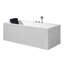 Bain tourbillon en alcôve / tuile avec robinet 71 po x 31,5 po Platinum-25320195