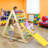 Cady 10 - Step Wood Lightweight Folding Small Step Ladder