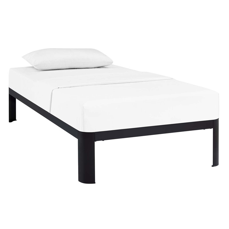 Bed, Brown, Twin
