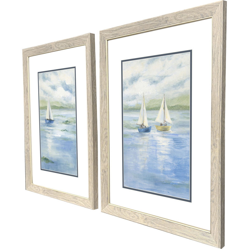 Peaceful Sailing Framed Art