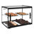 22 in. Tiered Pastry Display Case With Shelf and Sliding Door  ETL Certified, 2.2 cu. ft. Capacity (KM-DC-2CSBK)
