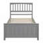 Lit plateforme en bois