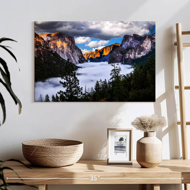 Nuage du parc national Alvord Yosemite, H 26 po x l 39 po