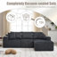 3 Seater Corduroy Sofa-298638503