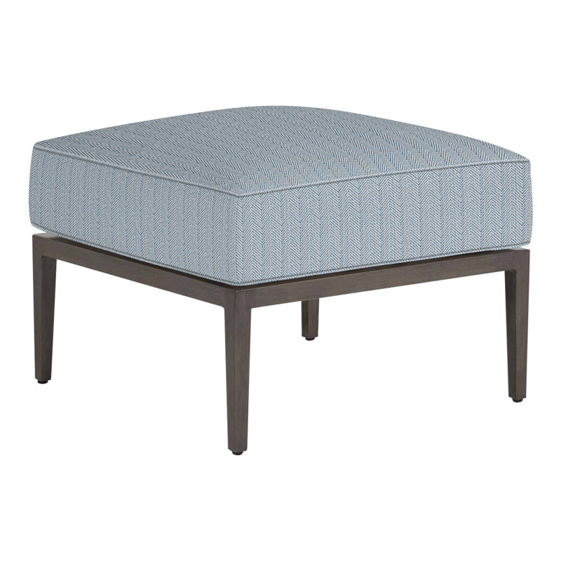 Santa Barbara Ottoman with Cushion, Welt, Perigold Posh Sky