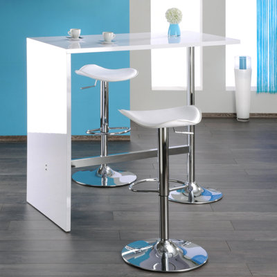 Svedin 120 cm Steel Home Bar Cabinet