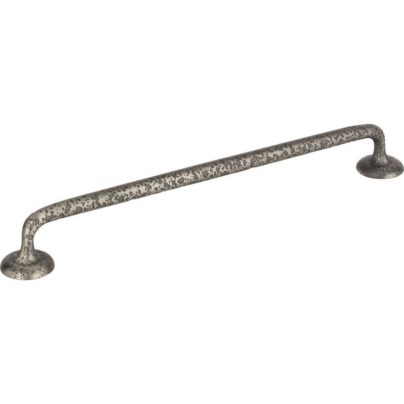 Pewter Textured 8 1/2" Rustic Industrial Bar Pull