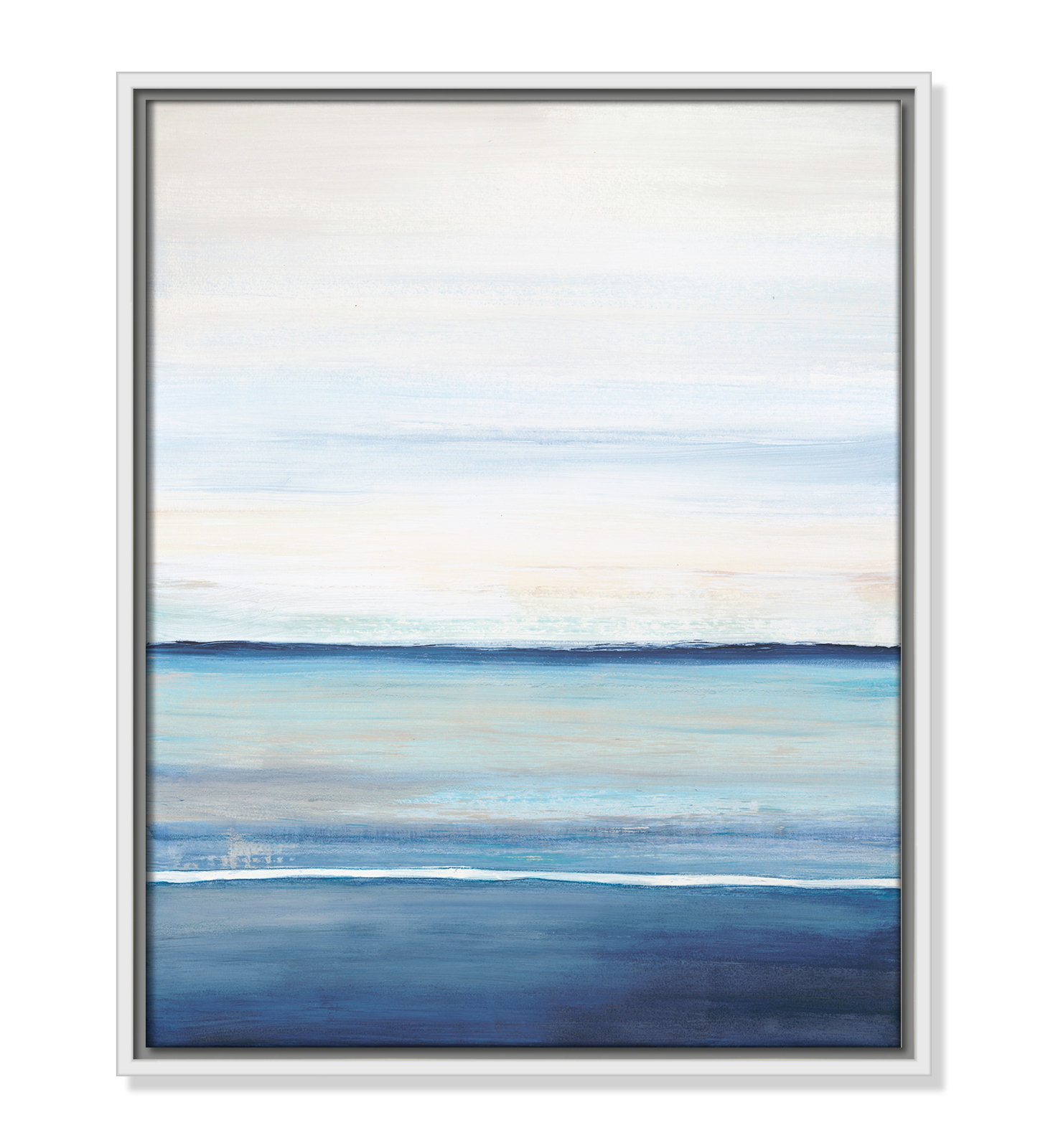 Emmit "Distant Whispers" Print by Filippo Ioco, 21.5" H x 17.5" W x 2" D, White Framed Canvas