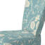 Chaise d'appoint rembourrée Cabin & Lodge crème Roses sur fond vert