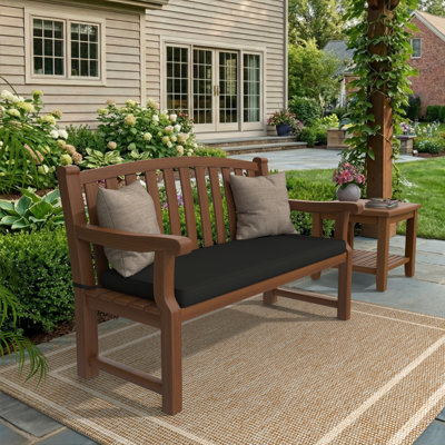 Sunbrella® Indoor/Outdoor Bench Seat Cushion, 3" Thick
