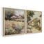«Vintage Landscape LXIV», impression giclée sur cadre - ensemble de 2-973255419-973255423