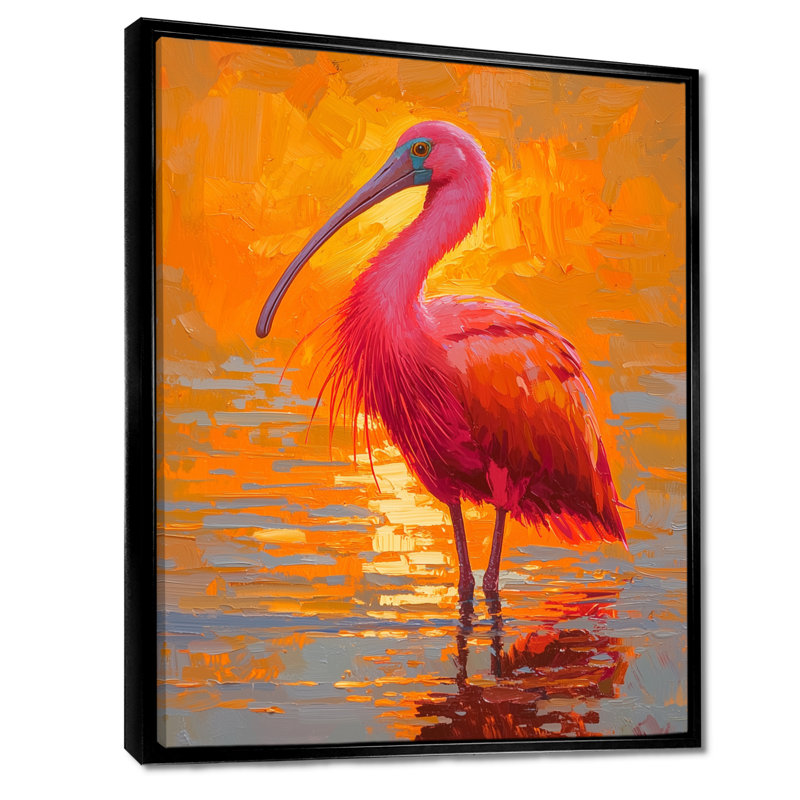 Aydriana - Animals Canvas Art Print, Noir, Impression encadrée flottante, H 20 po x l 12 po