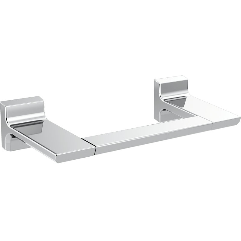 Barre à serviettes murale pivotante 8 po, Chrome poli