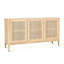 Calabasas 64" Sideboard In Natural White Cane