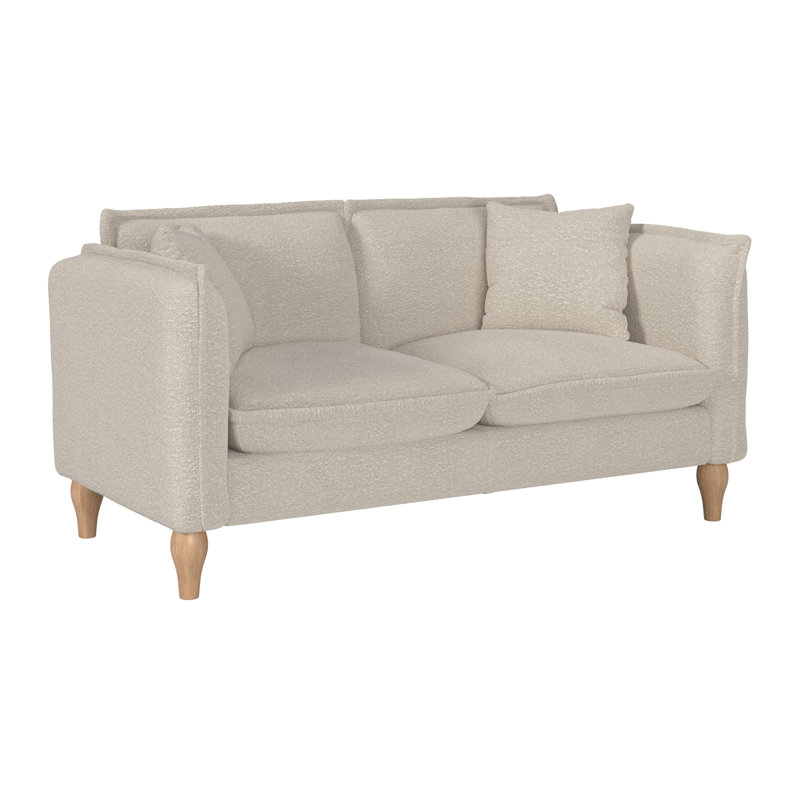 Causeuse rembourrée Crisanna, Beige