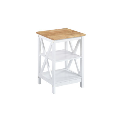 Bella Vita End Table With Open Shelving