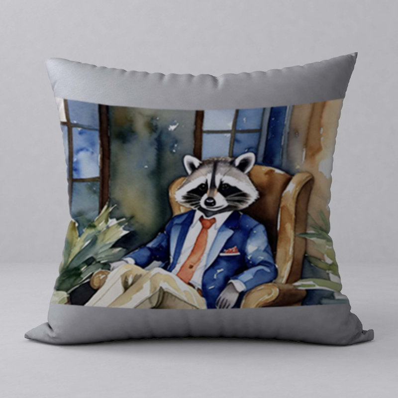 Polyester Throw Square Pillow Cover & Insert