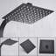 Square Rod Temperature-Controlled Shower Head Set