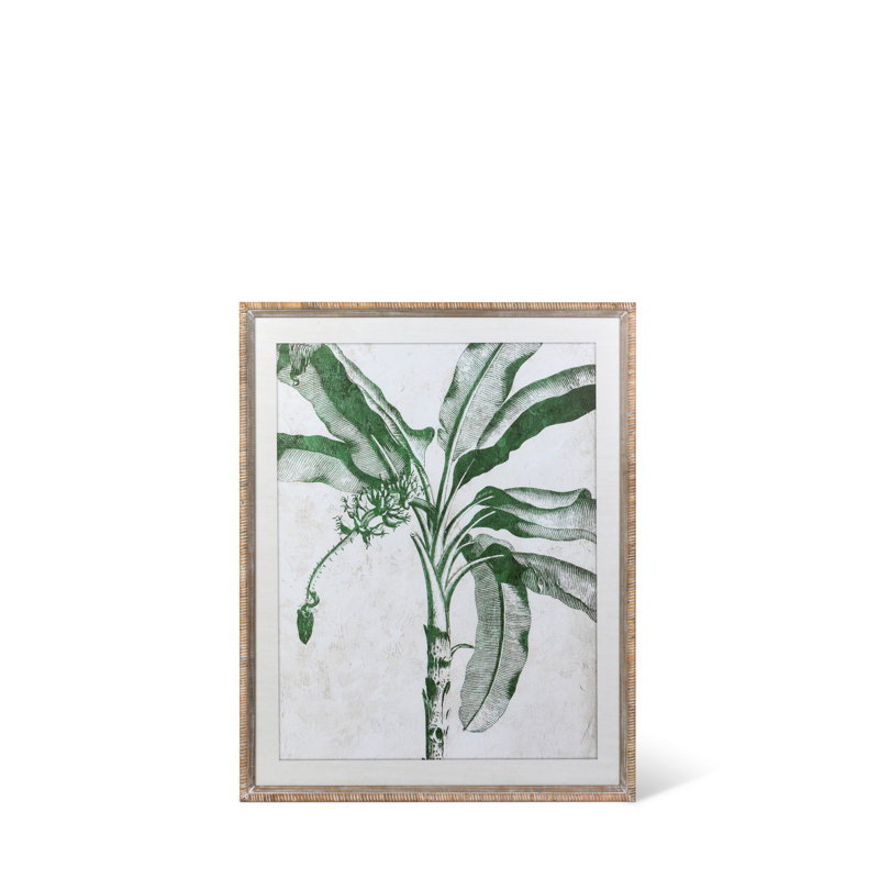 «Blissful Banana Tree», art mural encadré, 2 styles variés