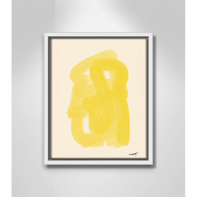 «Shillington Matin Dete Print» par N.Atelier, H 11,5 po x l 9,5 po, Blanc