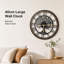 Iron Digital Wall Clock