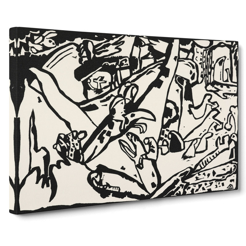 Composition Vol.2 by Wassily Kandinsky - Wrapped Canvas, 35cm H x 50cm W x 3cm D