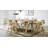 Oak Finish Dining Table