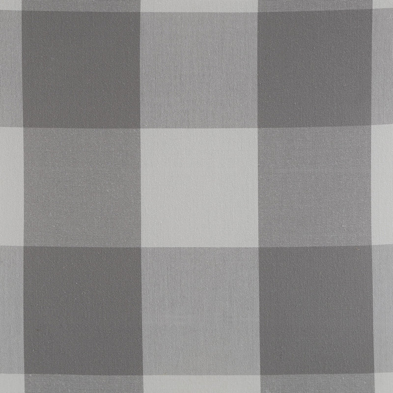 Fauteuil oscillant en tissu gris et blanc Patli
