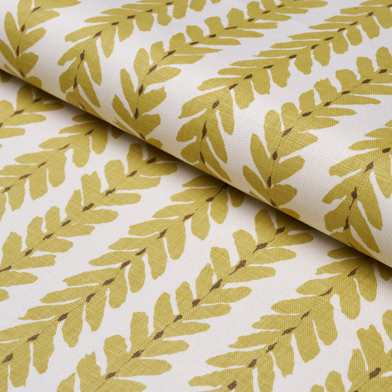 Tissu Schumacher X Veere Grenney Woodperry, Jaune
