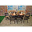Brockport 84'' Rectangular 8 - Person Outdoor Dining Set with Sunbrella Cushions