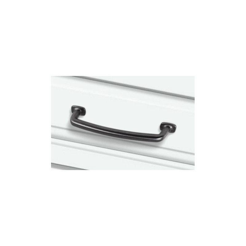 Belcastel I Bar Pull, Gun Metal, 3 3/4"
