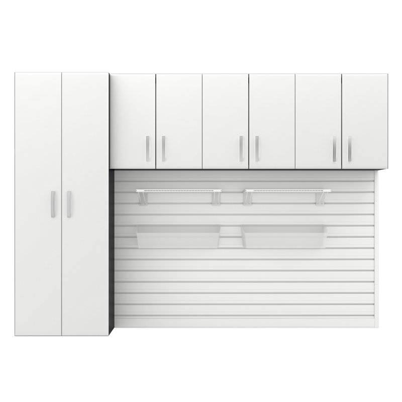 Deluxe Wood Laundry Room Organizer, White