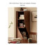 Armoire de coin en bois de pin avec tablette ouverte Wave-755828631