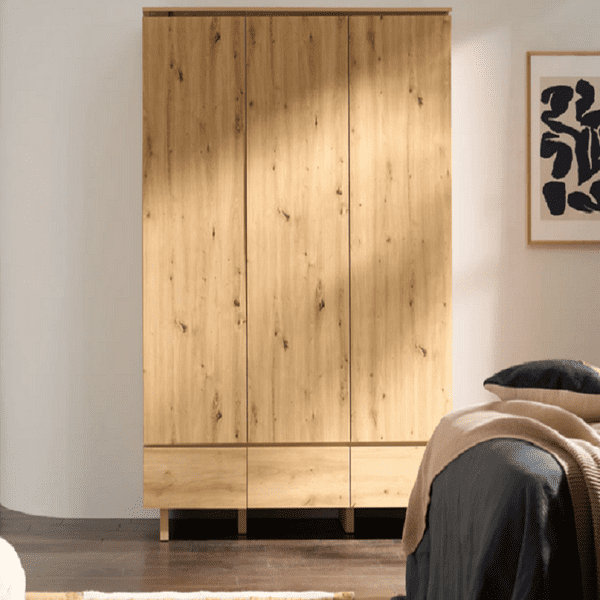 Monsey Solid Wood Wardrobe