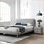 Table de chevet 2 tiroirs Grey Boucle