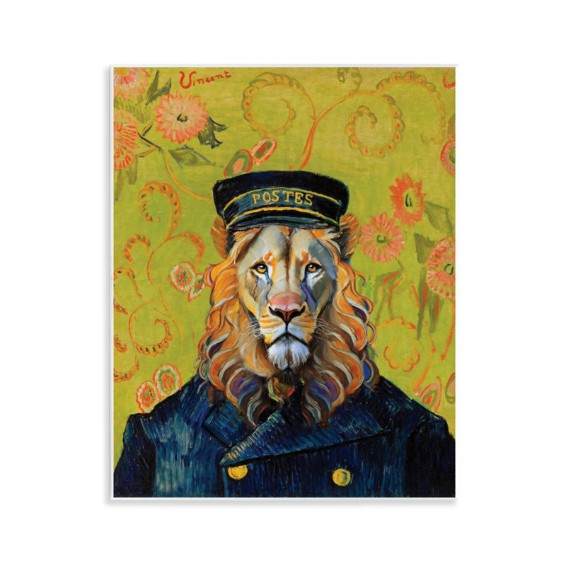Plaque murale «French Lion Postmaster», conception par Grotto Studios