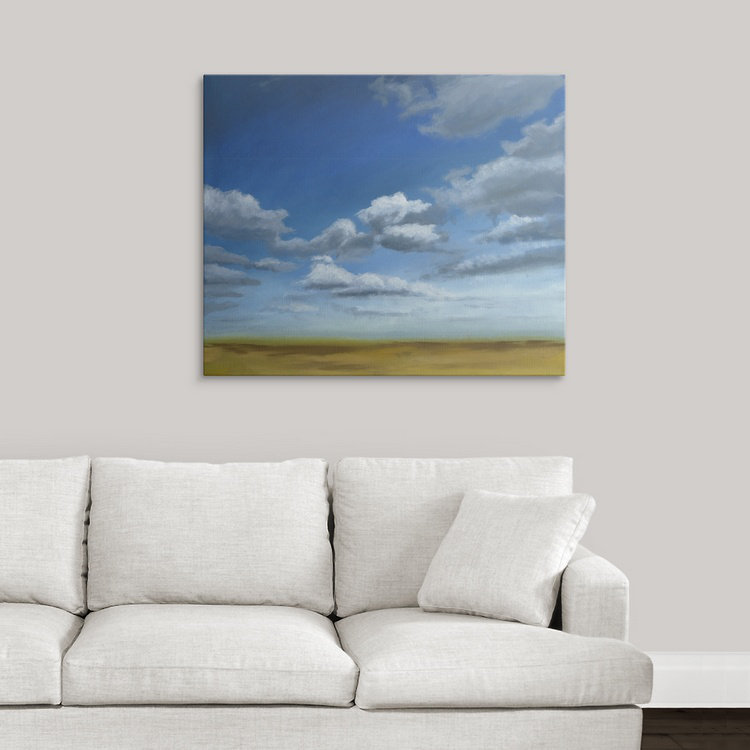 Big Sky " Big Sky II " by Megan Meagher, 24" H x 30" W x 1.25" D, Canvas