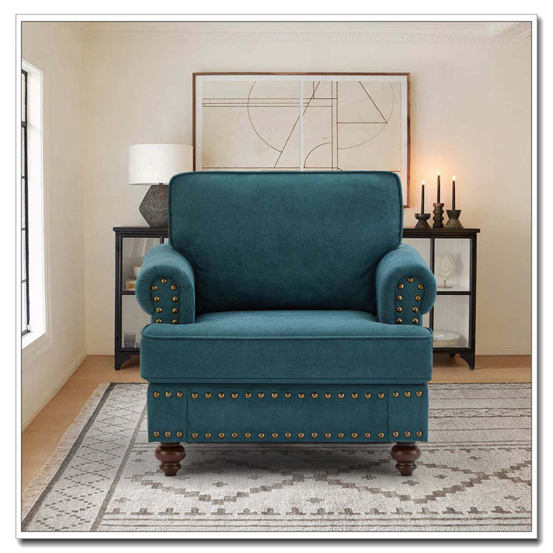 Fauteuil club en chenille