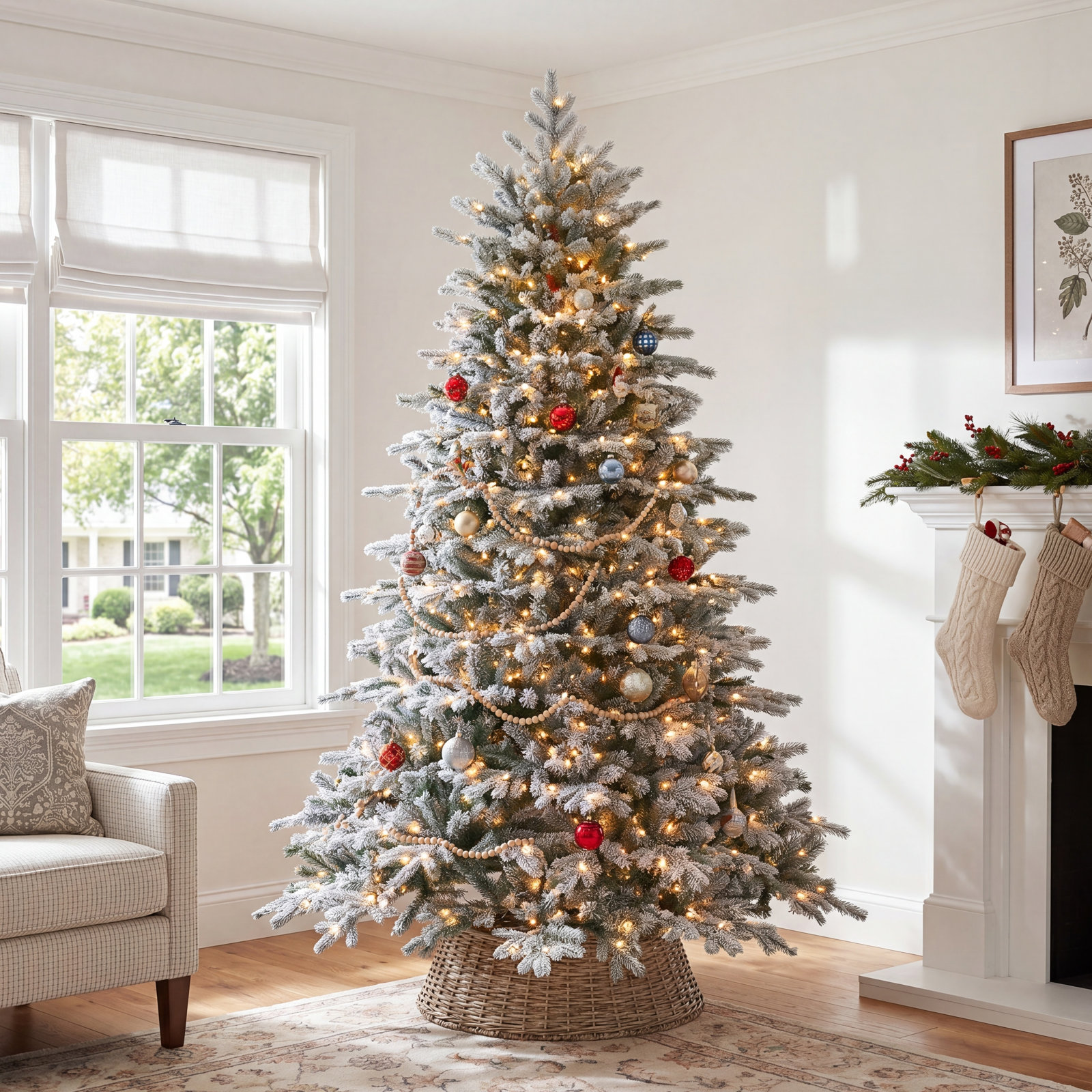 7.5' Pre-Lit Spruce Tree