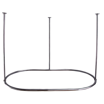 54'' Oval Shaped Shower Curtain Rod