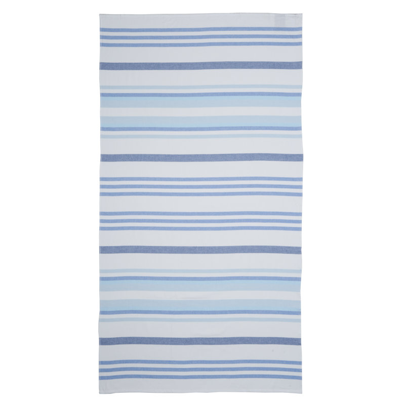 100% Cotton Out of the Blue Marine Beach Towel, Blue/Green