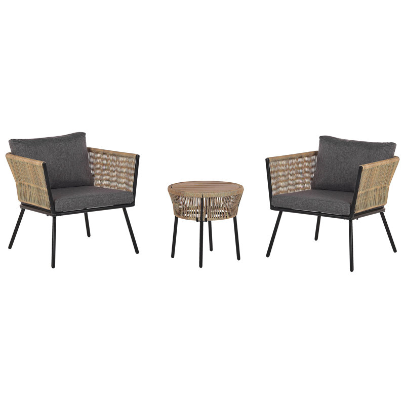 Outdoor Cushion Cover Set GARGANO, Dark Grey